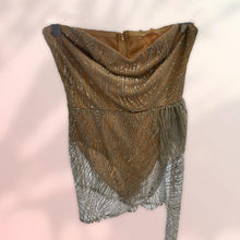Load image into Gallery viewer, Glitter drape mini dress
