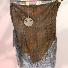 Load image into Gallery viewer, Glitter drape mini dress
